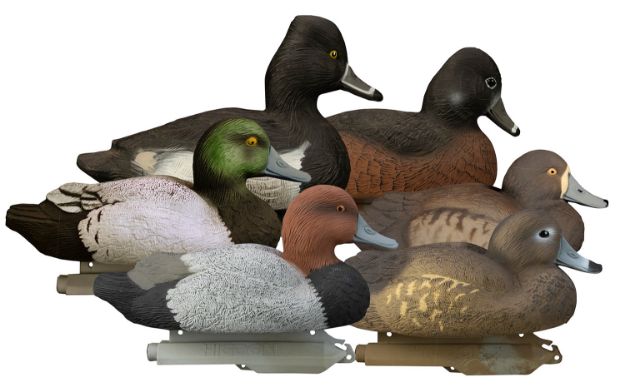 Picture of Higdon Outdoors Standard Diver Pack Bluebill/Redhead/Ringneck Species Multi Color Foam Filled 6 Pack 