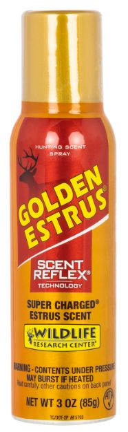 Picture of Wildlife Research Golden Estrus Scent Reflex Deer Attractant Doe In Estrus Scent 3 Oz Aerosol 