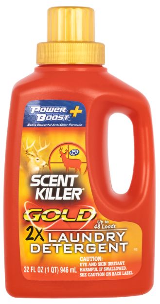 Picture of Wildlife Research Scent Killer Gold Laundry Detergent Odor Eliminator Odorless Scent 32Oz Bottle 