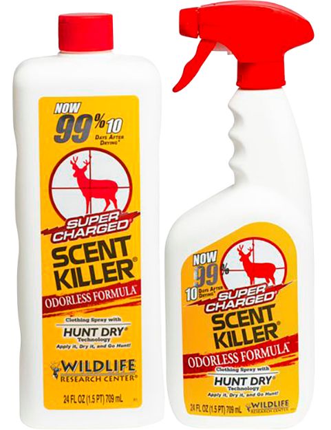 Picture of Wildlife Research Super Charged Scent Killer Combo Odor Eliminator Odorless Scent 24 Oz Trigger Spray 