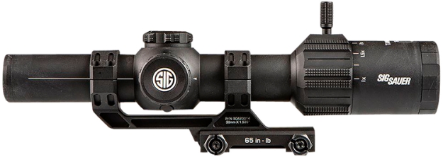 Picture of Sig Sauer Electro-Optics Tango-Msr Lpvo Black 1-6X24mm 30Mm Tube Illuminated Bdc6 Reticle Features Throw Lever & Alpha-Msr Mount 