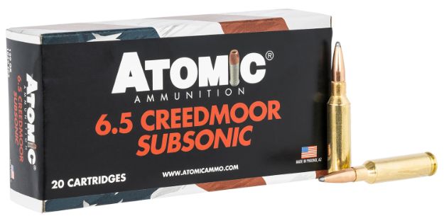 Picture of Atomic Ammunition Rifle Subsonic 6.5 Creedmoor 129 Gr Jacketed Hollow Point (Jhp) 20 Bx/10 Cs 