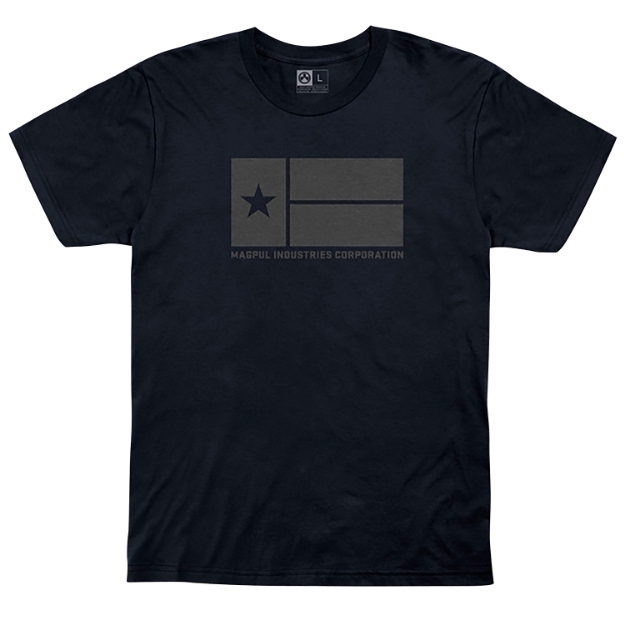 Picture of Magpul Lone Star Navy Cotton/Polyester Short Sleeve Small 