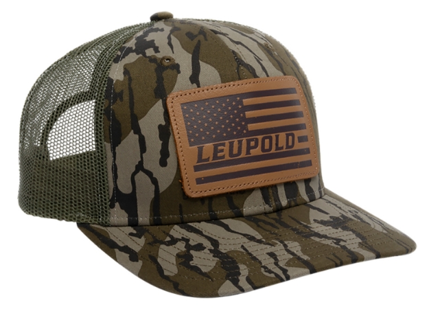 Picture of Leupold Trucker Green/Bottomland Camo Semi-Structured American Flag Patch 