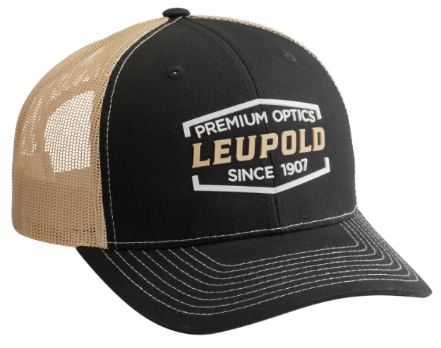 Picture of Leupold Trucker Premium Optics Black/Gold Semi-Structured 