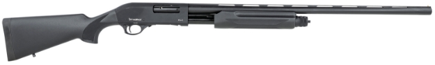 Picture of Radikal Pa-2 Pump Action 12 Gauge 5+1 3" 28" 4140 Steel Vent Rib Barrel, 7075-T6 Aluminum Receiver, Black Chrome Metal Finish, Black Synthetic Stock 