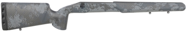 Picture of Iota Outdoors Eko Matte Large Pattern Midnight Gray With Clear Coat Carbon Fiber Fixed With Varmint Barrel Contouring For Remington 700 Long Action Right Hand 