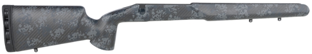 Picture of Iota Outdoors Eko Matte Large Pattern Black Olive With Clear Coat Carbon Fiber Fixed With Varmint Barrel Contouring For Remington 700 Long Action Right Hand 