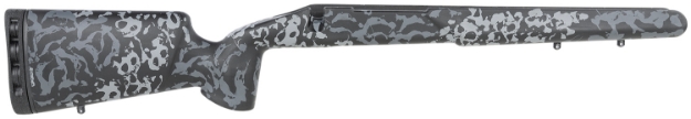 Picture of Iota Outdoors Kremlin Textured Large Pattern Matte Midnight Gray Carbon Fiber Fixed With Varmint Barrel Contouring For Remington 700 Long Action Right Hand 