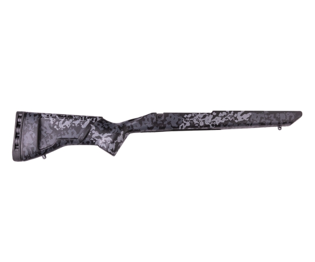 Picture of Iota Outdoors Krux Large Pattern Midnight Gray Fiberglass Fixed With Varmint Barrel Contouring For Remington 700 Short Action Right Hand 