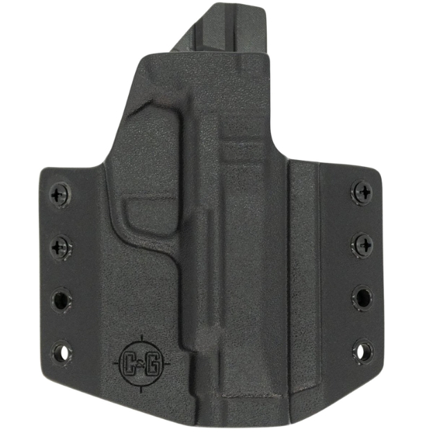 Picture of C&G Holsters Covert Owb Black Kydex Belt Slide Fits Sig P365xl Right Hand 