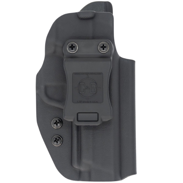 Picture of C&G Holsters Covert Iwb Black Kydex Belt Clip Fits M&P Shield 9Ez Right Hand 