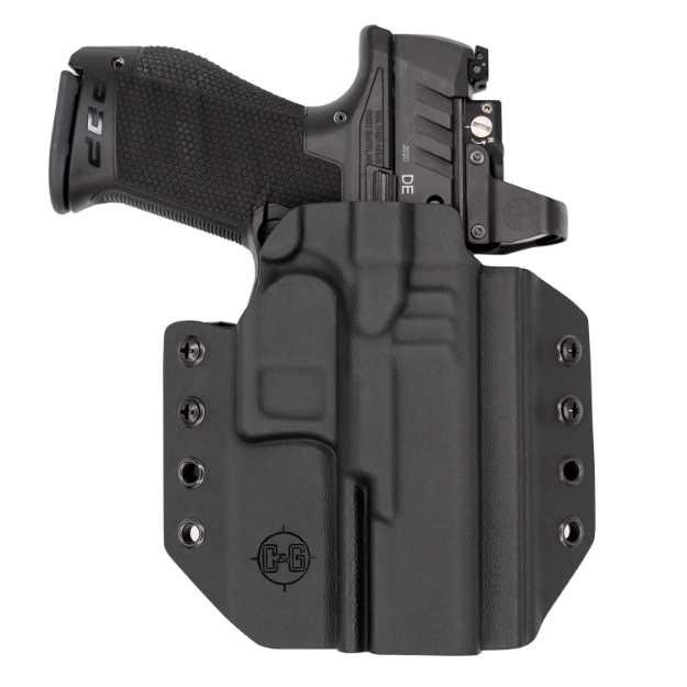 Picture of C&G Holsters Covert Owb Black Kydex Belt Slide Fits Walther Pdp 4" Barrel Right Hand 