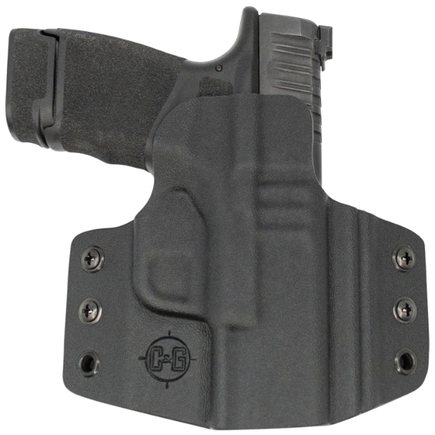 Picture of C&G Holsters Covert Owb Black Kydex Belt Slide Fits Springfield Hellcat/Rdp Right Hand 