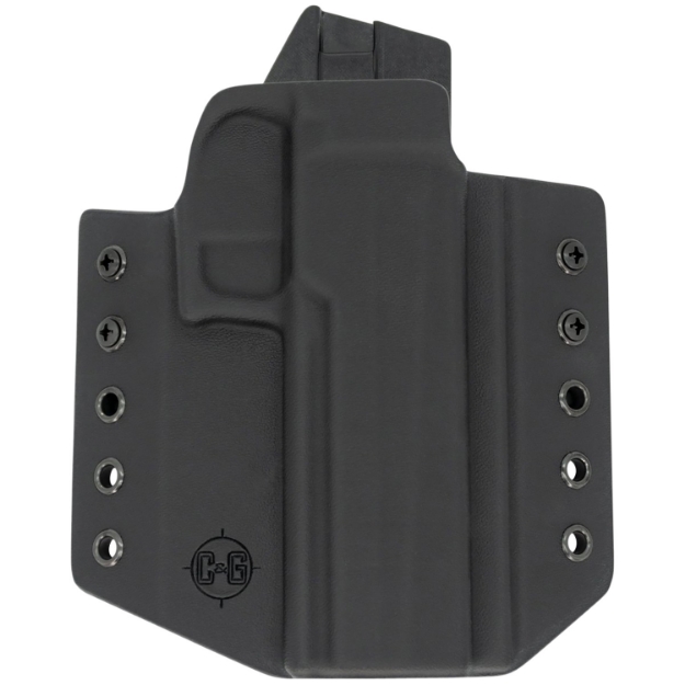 Picture of C&G Holsters Covert Owb Black Kydex Belt Slide Fits Sig 320 Right Hand 