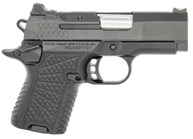 Picture of Wilson Combat Sfx9 Sub-Compact 9Mm Luger 10+1 15+1 3.25" Stainless Steel Barrel Black Dlc Serrated Slide Black Aluminum Frame W/Beavertail Ambidextrous Safety 