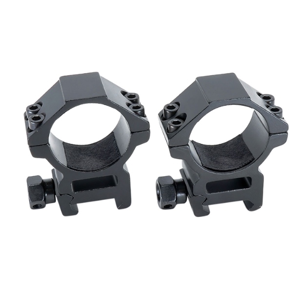 Picture of Riton Optics Scope Ring Set Picatinny/Weaver Medium 30Mm Tube Matte Black Aluminum 