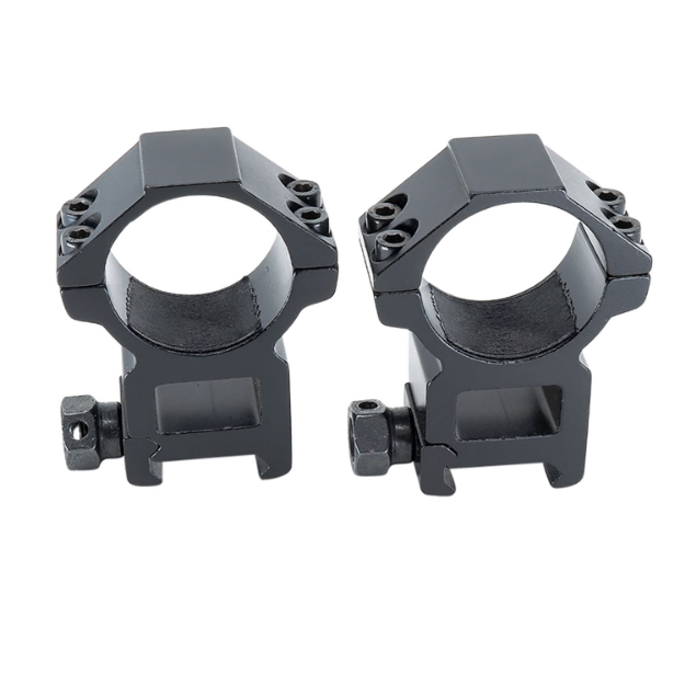 Picture of Riton Optics Scope Ring Set Picatinny/Weaver High 30Mm Tube Matte Black Aluminum 