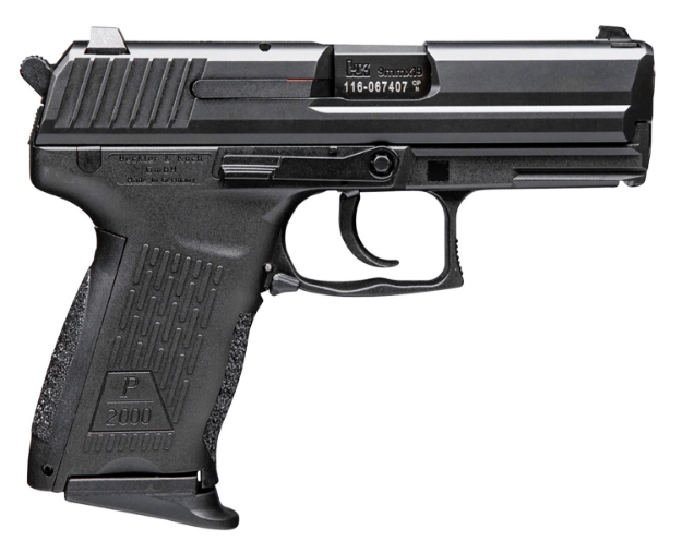 Picture of Hk P2000 V3 Da/Sa 9Mm Luger 3.66" 10+1 (3) Black Black Steel Slide Black Interchangeable Backstrap Grip Night Sights 