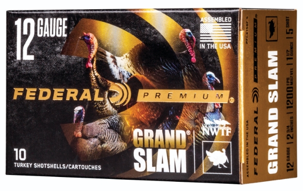 Picture of Federal Premium Grand Slam 12 Gauge 2.75" 1 1/2 Oz 1200 Fps 5 Shot 10 Bx/25 Cs 