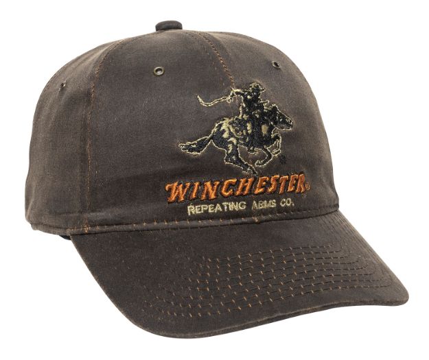 Picture of Outdoor Cap Winchester Cap Cotton Dark Brown Unstructured Osfa 