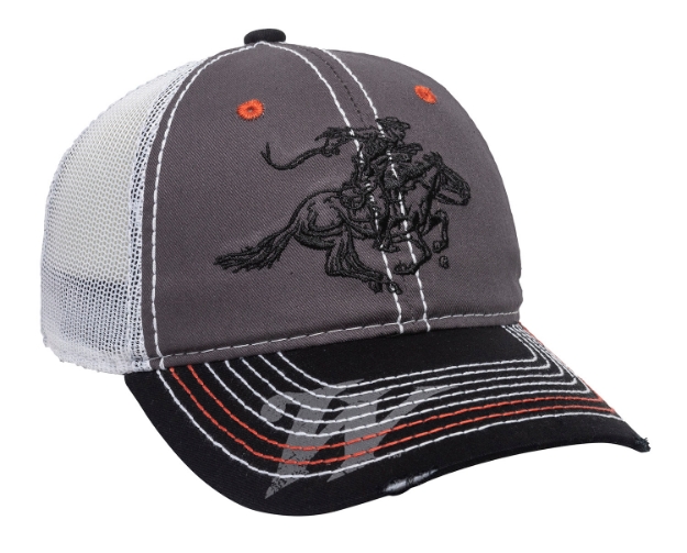 Picture of Outdoor Cap Winchester Cap Cotton Twill Black/Charcoal/White Unstructured Osfa 