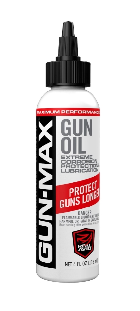 Picture of Real Avid Gun-Max Gun Oil Cleans, Lubricates, Protects 4 Oz Bottle 