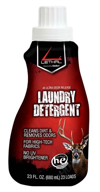Picture of Lethal 4X Ultra Laundry Detergent Odor Eliminator Odorless Scent 23 Oz Bottle 