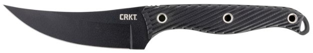 Picture of Crkt Clever Girl 4.60" Fixed Plain Black Powder Coated Sk-5 Steel Blade/ Black G10 Handle Includes Sheath 