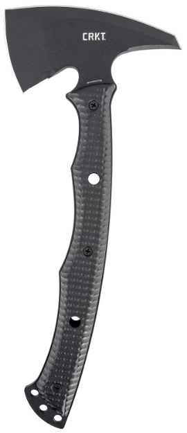 Picture of Crkt Kangee T-Hawk 2.93" Blade Axe W/Spike Sk-5 Steel Blade Black Textured Grn Handle 13.75" Long Tomahawk W/Spike 