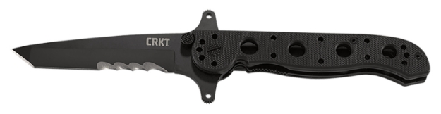 Picture of Crkt M16-13Sfg M16 13Sfg 3.50" Folding Tanto Veff Serrated Black Tin 4116 Stainless Steel Blade/Black G10 Handle Includes Pocket Clip 