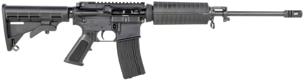 Picture of Bushmaster Qrc 5.56X45mm Nato Caliber With 16" Barrel, 30+1 Capacity, Black Metal Finish, Black 6 Position Collapsible Stock & Black Polymer Grip Right Hand 