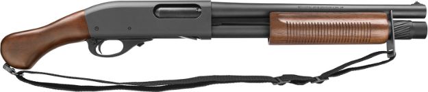 Picture of Remington Firearms (New) 870 Tac-14 12 Gauge 5+1 14" Matte Blued Satin Hardwood Fixed Pistol Grip 