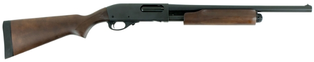 Picture of Remington Firearms (New) 870 Tactical 12 Gauge Pump 3" 4+1 18.50" Matte Blued Barrel & Receiver, Satin Hardwood Wood Fixed Stock, Right Hand 