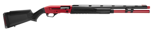 Picture of Savage Arms Renegauge Competition 12 Gauge 24" 9+1 3" Red Cerakote Rec Matte Black Monte Carlo With Adjustable Comb Stock Right Hand (Full Size) 