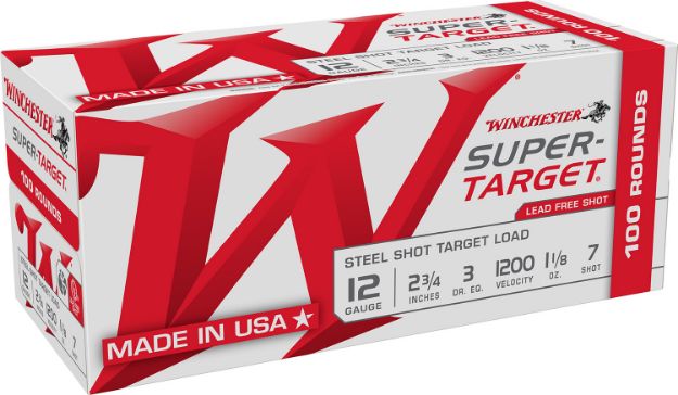 Picture of Winchester Ammo Super-Target 12 Gauge 2.75" 1 1/8 Oz 1200 Fps 7 Shot 200 Bx/2 Cs (Value Pack) 