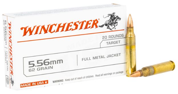 Picture of Winchester Ammo Usa 5.56X45mm Nato 62 Gr Full Metal Jacket (Fmj) 20 Bx/50 Cs 