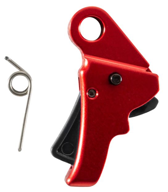 Picture of Apex Tactical Action Enhancement Trigger Kit Drop-In Flat Trigger With 5-5.50 Lbs Draw Weight & Red Finish For Springfield Xd-S Mod.2 