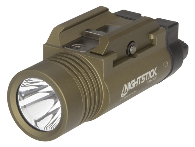 Picture of Nightstick Twm-30 For Handgun 1200 Lumens Output White Led Light 194 Meters Beam 3 Cross-Rail Inserts/2 Cross-Rail Mounting Screws/Allen Wrench/Batteries Mount Olive Drab Green Aluminum 