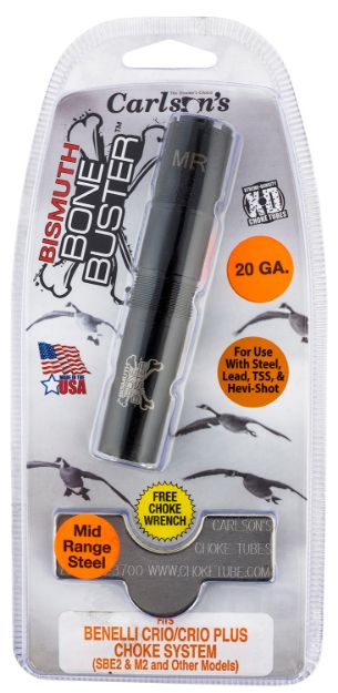 Picture of Carlson's Choke Tubes Bismuth Bone Buster Benelli Crio/Crio Plus 20 Gauge Mid-Range 17-4 Stainless Steel 