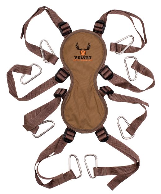 Picture of Velvet Antler Tech Trophy Head Harness Brown Nylon Up To 150 Lbs 