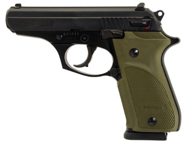 Picture of Bersa Thunder Combat 380 Acp 15+1 3.50" Barrel, Matte Black Finished Aluminum Frame, Serrated Steel Slide, Finger Grooved Rubber Wraparound Grip, Manual Safety 