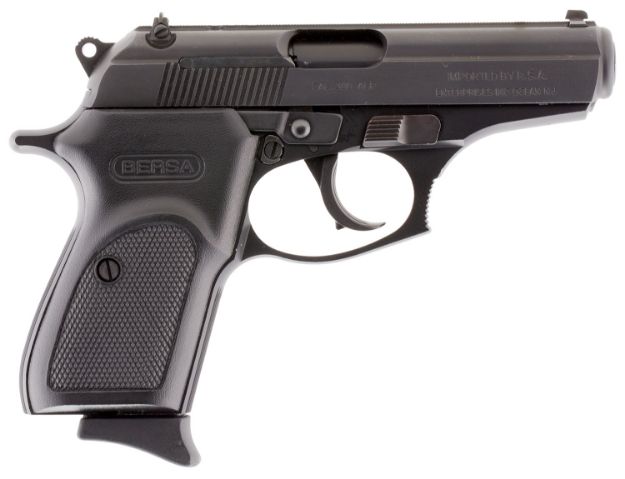 Picture of Bersa Thunder 380 Acp 8+1 3.50" Barrel, Matte Black Finished Aluminum Frame, Serrated Steel Slide, Textured Polymer Grip, Decocker Safety 