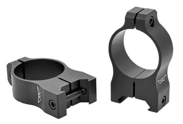 Picture of Warne Vapor Scope Ring Set Fixed For Rifle Maxima/Weaver/Picatinny High 30Mm Tube Matte Black Aluminum 