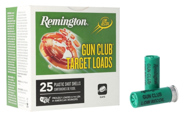 Picture of Remington Ammunition Gun Club Target Load 12 Gauge 2.75" 1 Oz 8 Shot 25 Per Box/ 10 Cs 