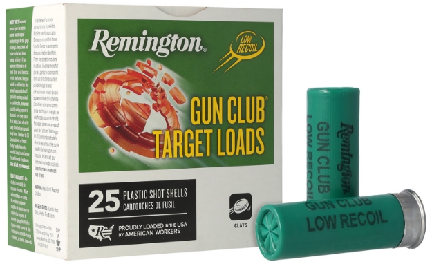 Picture of Remington Ammunition Gun Club Target Load 12 Gauge 2.75" 1 1/8 Oz 8 Shot 25 Per Box/ 10 Cs 