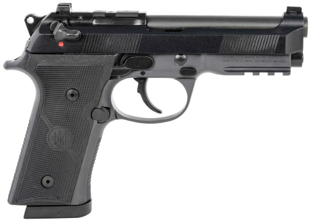 Picture of Beretta Usa 92X Rdo Centurion 9Mm Luger, 4.25" Barrel 18+1, Black Steel Frame, Serrated Bruniton Finish Steel Optic Cut Slide, Checkered Polymer Grip & Manual/Decocker Safety 