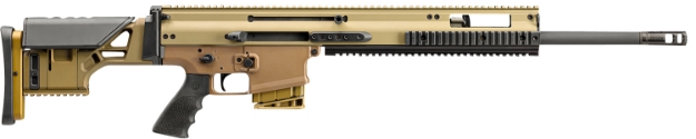 Picture of Fn Scar 20S Nrch 7.62X51mm Nato 20" Barrel 10+1, Flat Dark Earth Anodized Receiver, Fde Precision Stock With Adjustable Comb & Cheekpiece, Black Hogue Rubber Grip, Optics Ready 