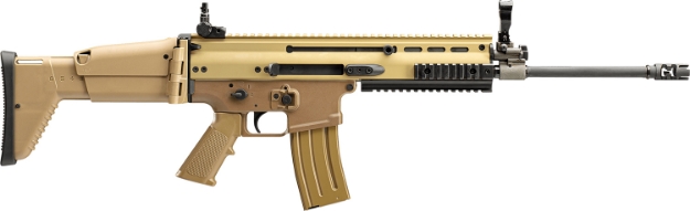 Picture of Fn Scar 16S Nrch 5.56X45mm Nato 16.25" Barrel, 30+1, Flat Dark Earth Anodized Receiver, Fde Telescoping Side-Folding Stock With Adjustable Cheekpiece, Optics Ready 