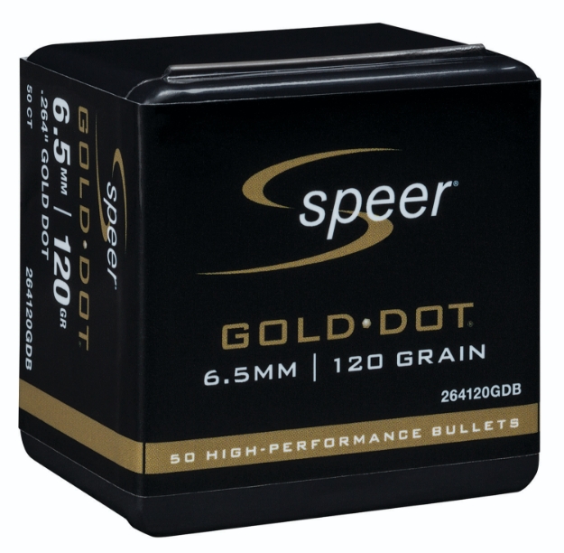 Picture of Speer Gold Dot 264 Cal .26 120 Gr Bonded Soft Point 